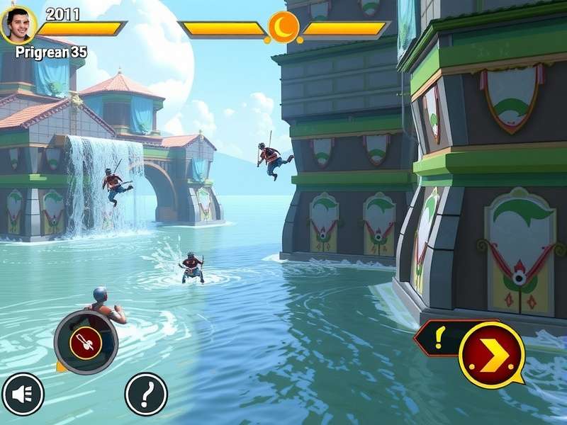 Water Wall Warrior Gameplay